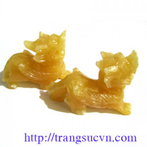 Cặp tỳ hưu Vàng