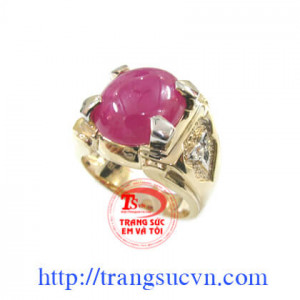 Bán Nhẫn nam Mệnh Hỏa,nhan nam menh hoa giá tốt,Nhẫn nam mệnh hỏa có giấy kiểm định đá quý và vàng bảo hành 1 năm