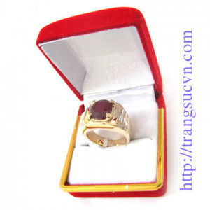 Nhẫn nam ruby đá tự nhiên là món quà tặng tuyệt vời cho người yêu thương những dịp ý nghĩa