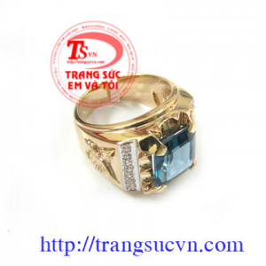 Nhẫn Topaz Doanh nhân