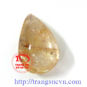 Viên đá Thạch Anh Tóc