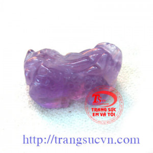 Tỳ hưu Thạch Anh tím