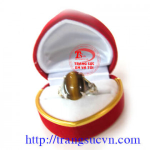 Nhẫn đá mắt hổ