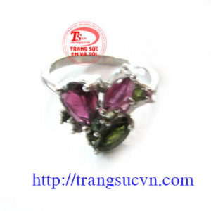 Nhẫn Tuamalin thiên nhiên