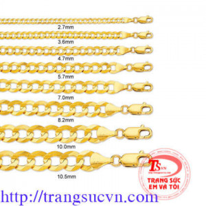 Dây chuyền nam theo yêu cầu