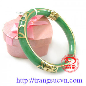 Vòng mọc thủy bọc vàng tây 10K