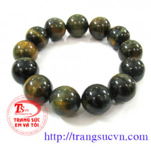 Vòng đá mắt hổ 18 ly