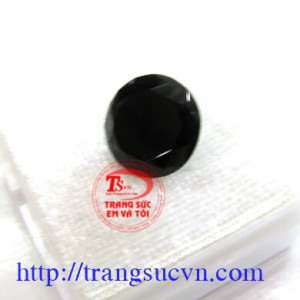 Viên Thạch Anh đen mài tròn