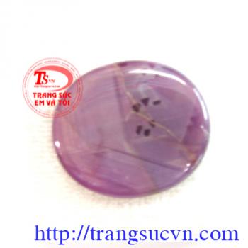 Ruby tròn tím dành cho bộ sưu tập đá tự nhiên độc đáo