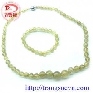 Bộ thạch anh tóc