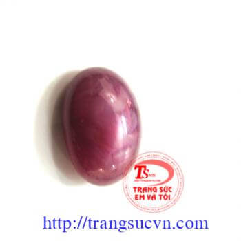 Mặt nhẫn ruby Cabochon