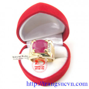Nhẫn Ruby Cao Cấp