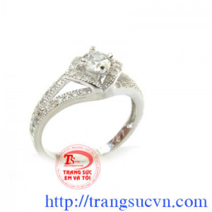 Nhẫn bạc cao cấp, hàng đẹp