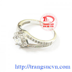 Nhẫn bạc cao cấp, hàng đẹp