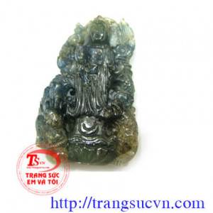 Phật cuộn rồng saphire