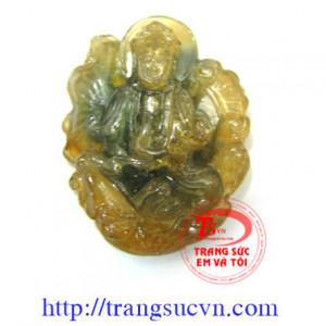 Phật bà đá sapphire