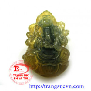 Saphir phật quan âm đẹp