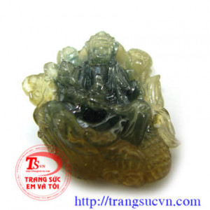 Phật Bà Saphir cuộn Rồng