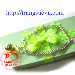 Lắc chuông đẹp bạc ta