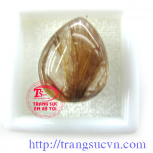 Viên thạch anh tóc giọt nước