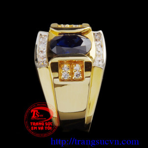 Ring Sapphire for men