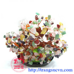 Cây Tài Lộc Đá Quý Ngũ hành