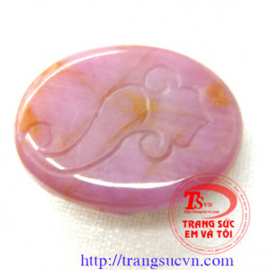 Cá chép và hoa sen Sapphire