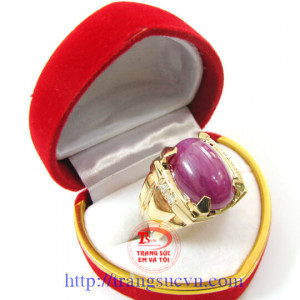 Ruby Lục yên Nhẫn Nam