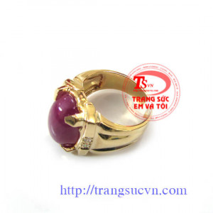 Ruby Lục yên Nhẫn Nam