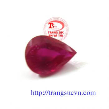 Ruby giọt nước mặt dây