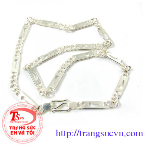 Dây bạc cao cấp nam