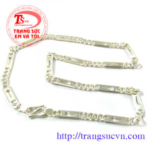 Dây bạc cao cấp nam