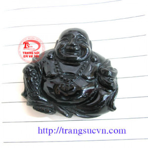 Đá Tectite, Phật Di Dặc, Màu đen