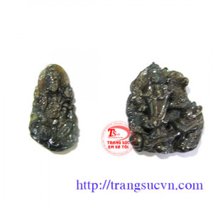 Mặt dây sapphire rồng