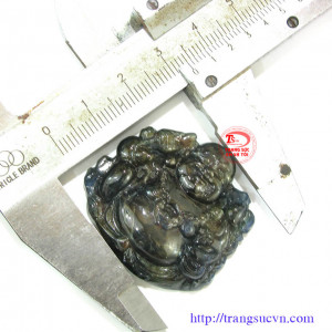 Phật di lặc đá quý sapphira