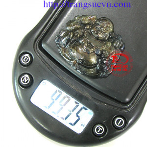 Phật di lặc đá quý sapphira