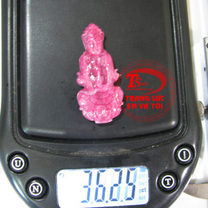 Hồng ngọc tượng phật