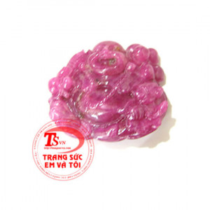 Phật di lặc ruby đỏ