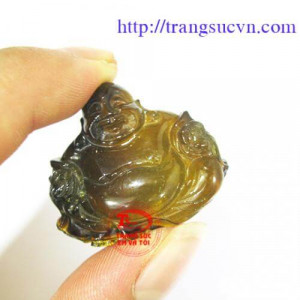 Phật di lặc đá tourmaline