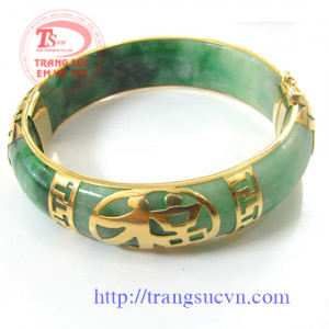 Vòng chữ phúc ngọc cẩm thạch