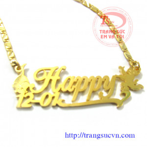 Làm trên chất liệu vàng tây kèm theo sản phẩm và giấy bảo hành