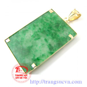 Mặt dây nam rồng vàng