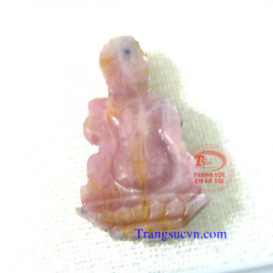 Phật quan âm sapphire hồng