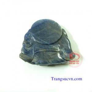 Phật sapphire lam xám