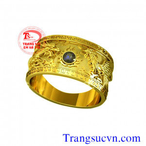 Nhẫn vàng rồng phượng đẹp