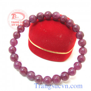 Chuỗi Ruby hạt tròn