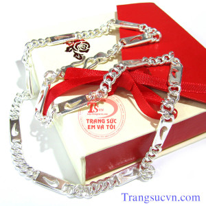 Dây chuyền nam bạc ta