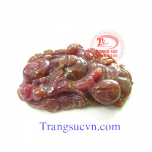 Phật di lặc đứng ruby thiên nhiên lục yên,việt nam