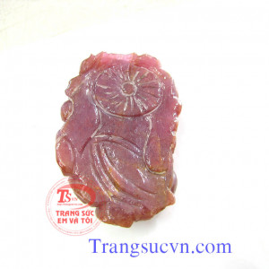 Phật di lặc đứng ruby thiên nhiên lục yên,việt nam