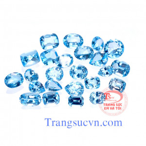 Nhẫn nữ topaz vuông đẹp